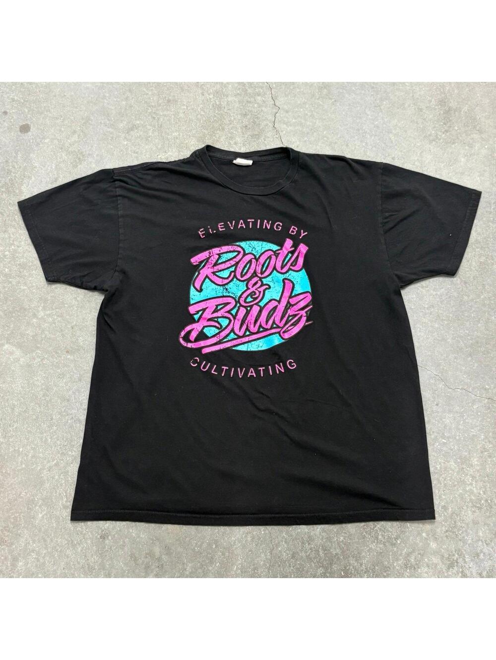 Three Layer Roots & Bud Logo T Shirt
